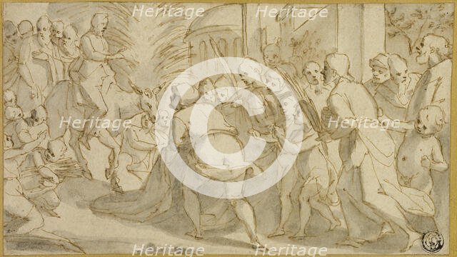 Christ Entering Jerusalem, 1595/99. Creator: Andrea Boscoli.