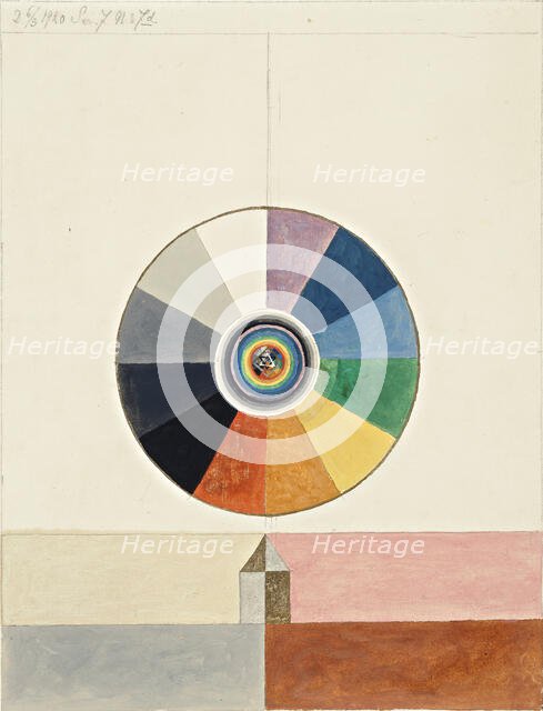 Series VII, No. 7d, 1920. Creator: Hilma af Klint (1862-1944).