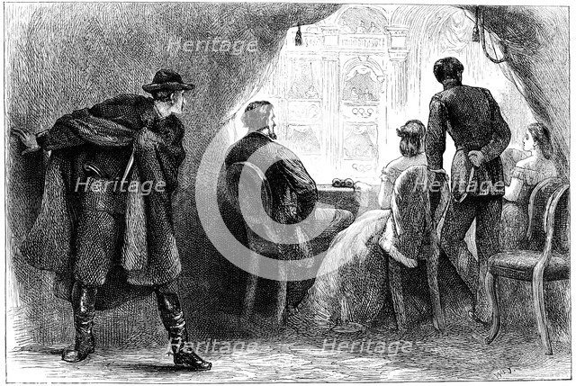 Assassination of President Lincoln, Washington DC, 1865 (c1880). Artist: Unknown