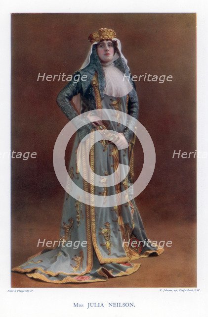 Julia Neilson, English actress, 1901.Artist: R Johnson
