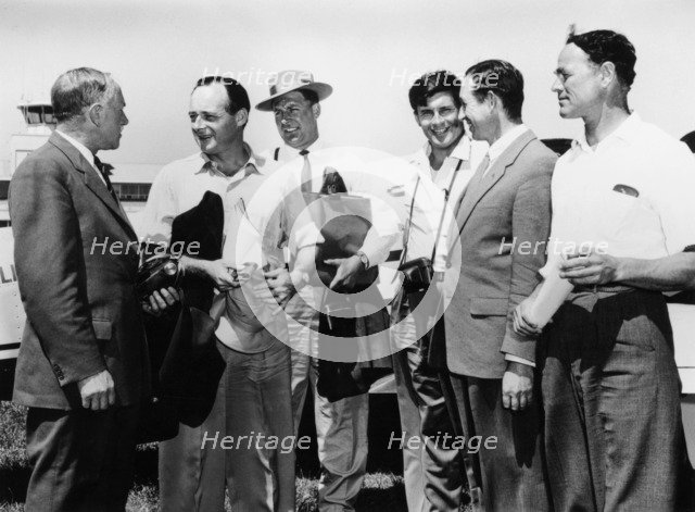 Donald Campbell in South Australia, c1963. Artist: Unknown