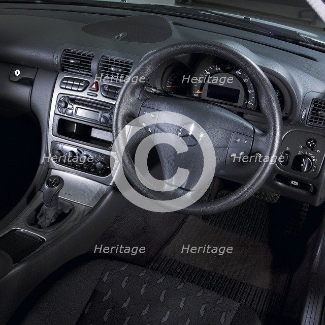 2003 Mercedes Benz C200k Coupe. Artist: Unknown.