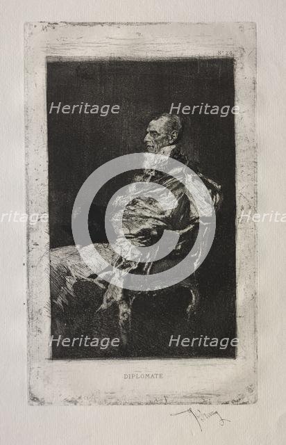 Diplomate. Creator: Mariano Fortuny y Carbó (Spanish, 1838-1874).