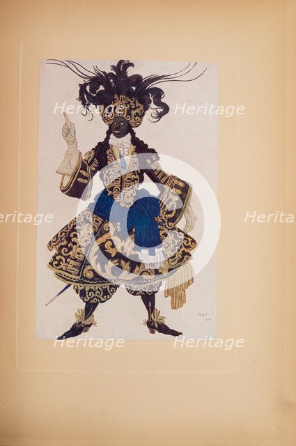 Costume design for the ballet Sleeping Beauty by P. Tchaikovsky, 1921.