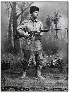 Theodore Roosevelt, American soldier and politician, c1898. Artist: Unknown