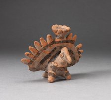 Miniature Figure in the Form of a Bird with Exaggerated Tailfeathers, c. A.D. 200. Creator: Unknown.