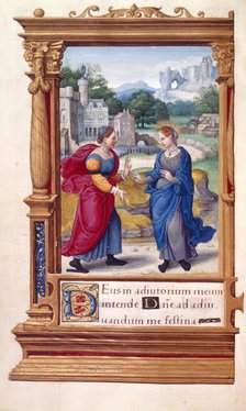 The Visitation, 16th century.  Creator: Unknown.