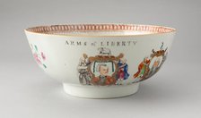 Punch Bowl, c. 1769. Creator: Unknown.