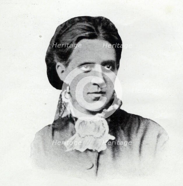 Anna Dostoyevskaya, c1866.  Creator: Unknown.