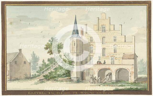 The Castle and School in Wouw, 1741. Creator: Aert Schouman.
