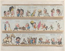 Borders for Rooms & Halls, Plate 10, July 10, 1799., July 10, 1799. Creator: Thomas Rowlandson.