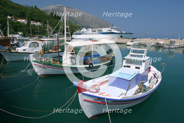 Harbour of Poros, Kefalonia, Greece