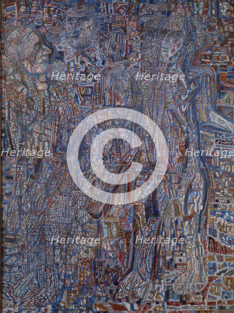 People, 1930. Artist: Filonov, Pavel Nikolayevich (1883-1941)