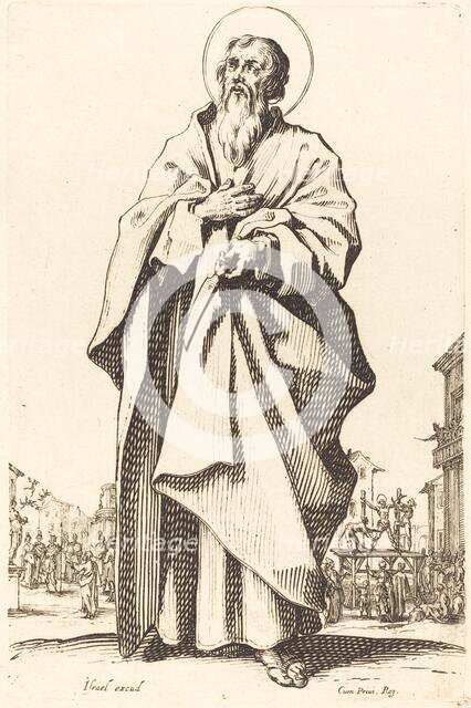 Saint Bartholomew, published 1631. Creator: Jacques Callot.