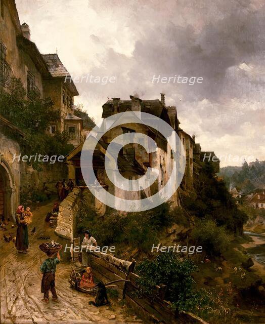 Motif from Zell, 1883. Creator: Hugo Darnaut.