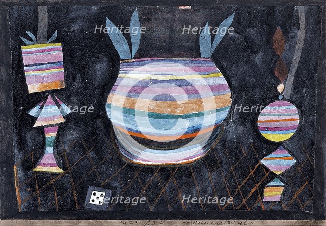 Still Life with Dice. Artist: Klee, Paul (1879-1940)