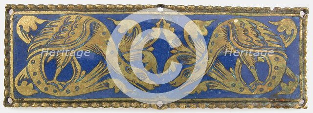 Plaque from a Reliquary Shrine, German, ca. 1185. Creator: Unknown.