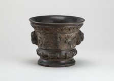 Mortar with Sphinxes, Vases, and Rope-work Handles, early 16th century. Creator: Unknown.