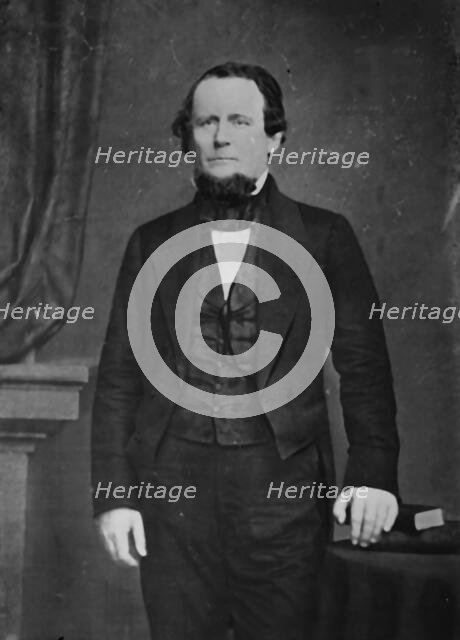 William King Sebastian of Arkansas, between 1855 and 1865. Creator: Unknown.