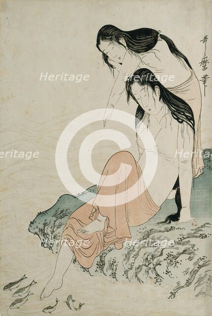 Abalone Divers, Japan, c. 1797/98. Creator: Kitagawa Utamaro.