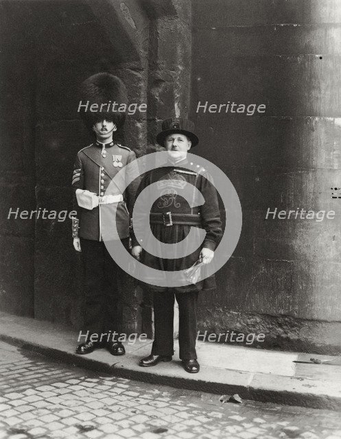 'Ancient and Modern at the Tower of London', 20th century. Artist: Unknown