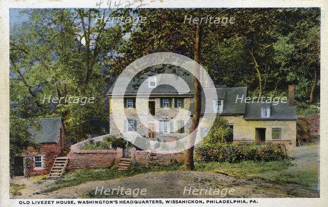 Old Livezey House, Wissahickon, Philadelphia, Pennsylvania, USA, 1914. Artist: Unknown