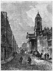 George Street, Hanover Square, London, 1800 (1891). Artist: Unknown