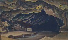 Parinirvana, 1935-1936. Artist: Roerich, Nicholas (1874-1947)