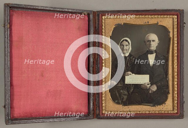Untitled (Married Couple), 1852. Creator: Unknown.