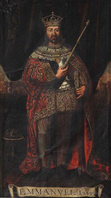 Portrait of Manuel I of Portugal (1469-1521), 1495. Creator: Anonymous.