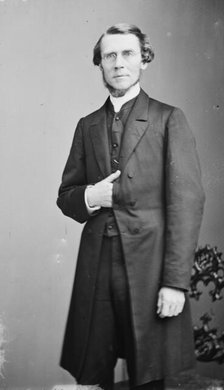 Rev. P.F. Stearns, between 1855 and 1865. Creator: Unknown.