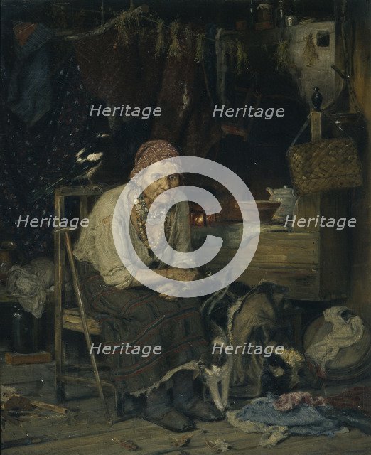 A Witch, 1879. Artist: Savitsky, Konstantin Apollonovich (1844-1905)