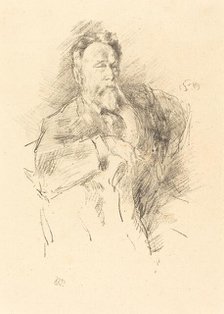 Sketch of William E. Henley, 1896. Creator: James Abbott McNeill Whistler.