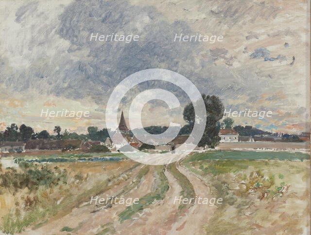 A Country Church. Study, mid-late 19th century. Creator: Alfred Wahlberg.