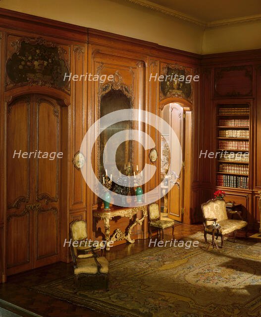 E-20: French Library of the Louis XV Period, c. 1720, United States, c. 1937. Creator: Narcissa Niblack Thorne.