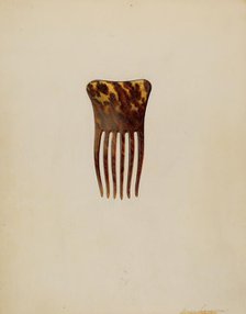 Comb, c. 1940. Creator: Irene Lawson.