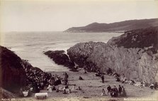 Morte Point from Barricane Bay, 1870s. Creator: Francis Bedford.