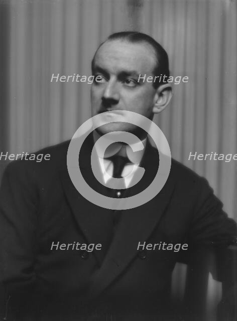 Hecht, Rudolph, Mr., portrait photograph, 1913. Creator: Arnold Genthe.