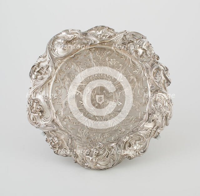 Wine Bottle Cooler Stand, London, 1845/46. Creator: Robert Garrard II.