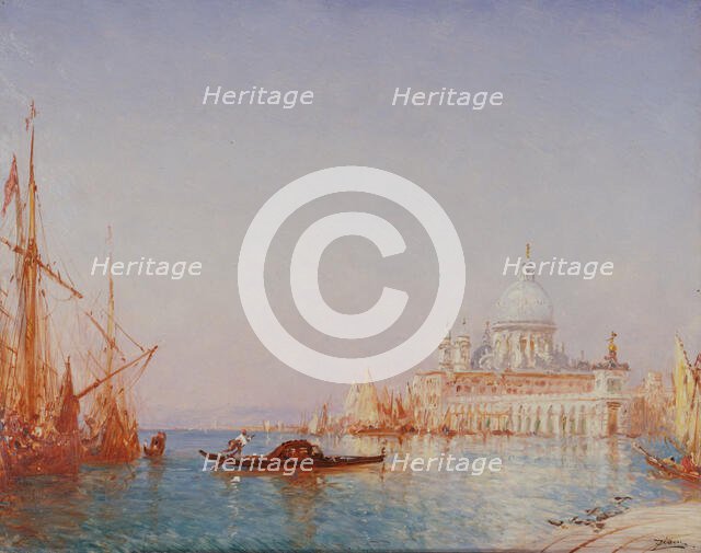 Venise, la Salute. Effet de matin, between 1860 and 1890. Creator: Felix Francois Georges Philibert Ziem.