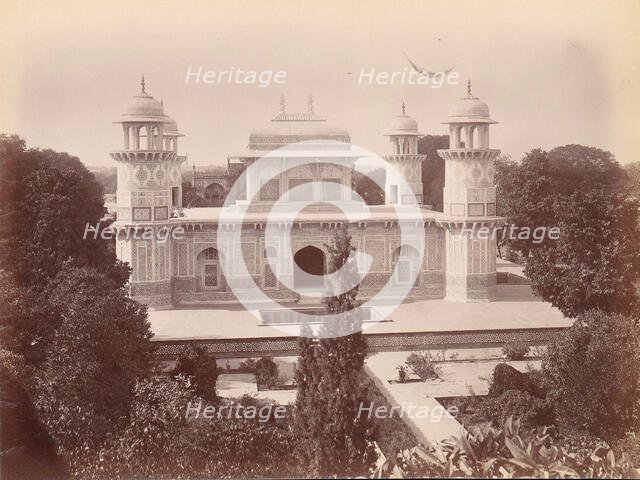 Itmad-Ud-Daulah's Tomb, Agra, 1860s-70s. Creator: Unknown.