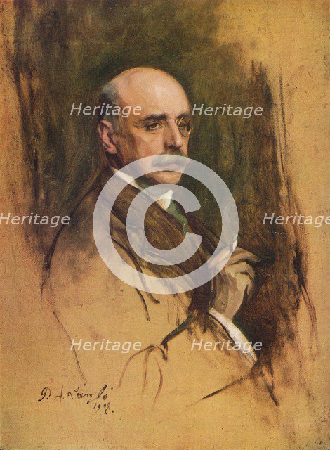 'Charles Holme: founder and first editor of The Studio', 1908. Artist: Philip A de Laszlo.