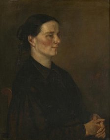 Juliette Courbet , 1873-1874. Creator: Courbet, Gustave (1819-1877).