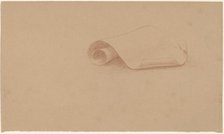 Study of a Scroll, 1890/1897. Creator: Charles Sprague Pearce.