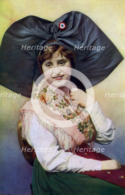 A patriot from Alsace and Lorraine, c1922. Artist: Crete