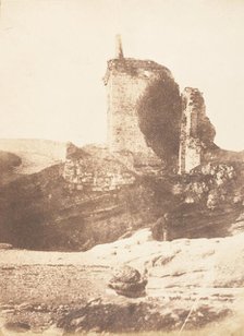 St. Andrews. The Fore Tower of the Castle, 1843-47. Creators: David Octavius Hill, Robert Adamson, Hill & Adamson.