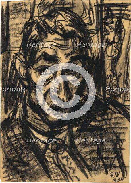 Self-portrait, 1932. Creator: Wacker, Rudolf (1893-1939).