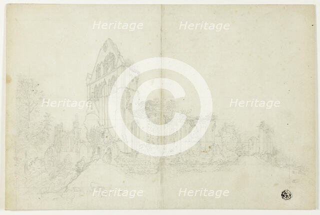 Byland Abbey, Yorkshire, c. 1820. Creator: William Westall.