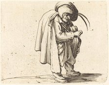 The Hurdy-Gurdy Player, c. 1622. Creator: Jacques Callot.