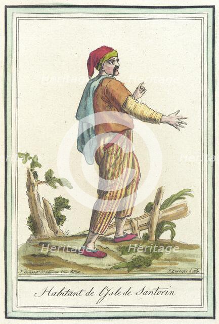 Costumes de Différents Pays, 'Habitant de l'Isle de Santorin', c1797. Creator: Jacques Grasset de Saint-Sauveur.